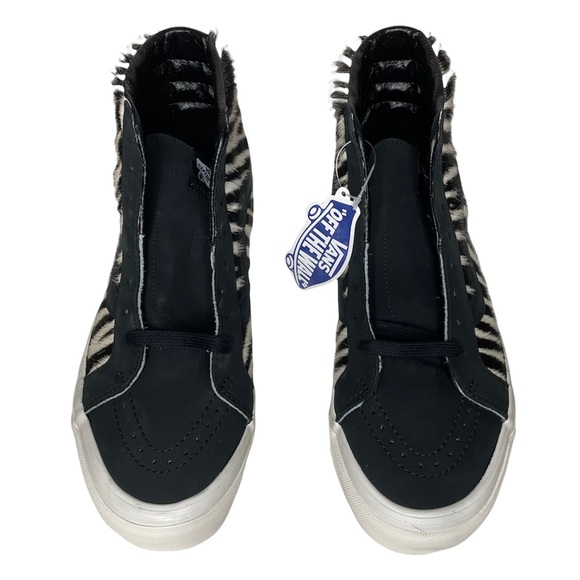 Vans Sk8-Hi 38 Dx “Black/Zebra” Premium Skate Shoes - Picture 3 of 6